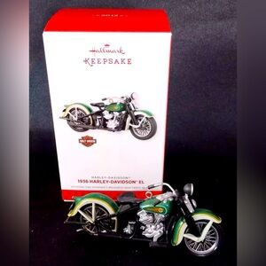 2013 HALLMARK KEEPSAKE 1936 HARLEY-DAVIDSON EL ornament! NIB